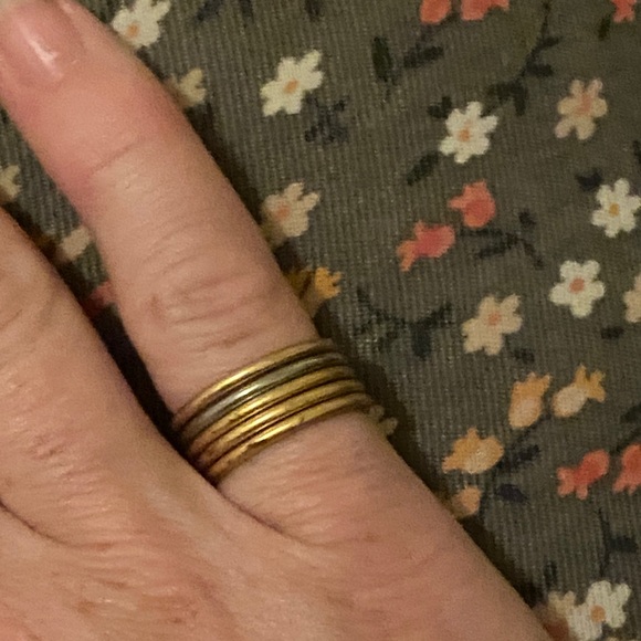Madewell Gold-Tone Stacking Rings - Picture 5 of 6